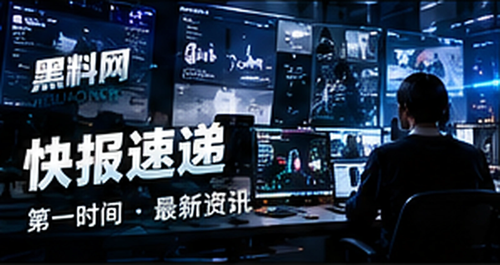 动态雷达主题概念配图